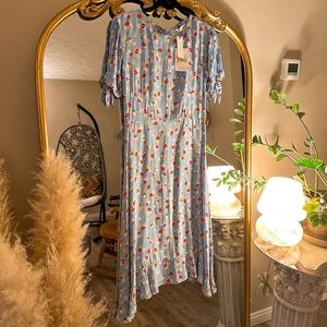Faithful The Brand Dress NWT🩵❤️💚